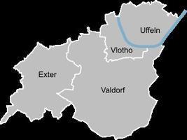 Stadtgliederung Vlotho